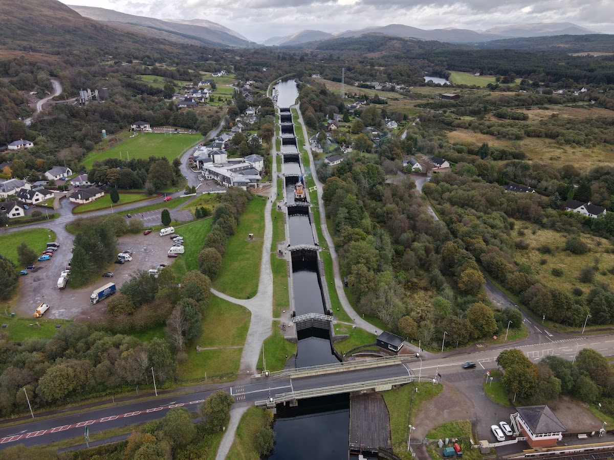 Neptune's Staircase and Caledonian Canal Towpath