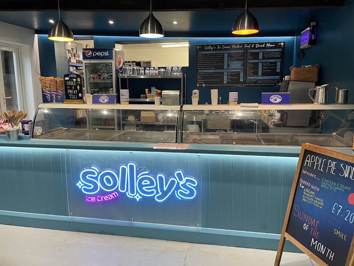 Solley's Farm ice cream parlour